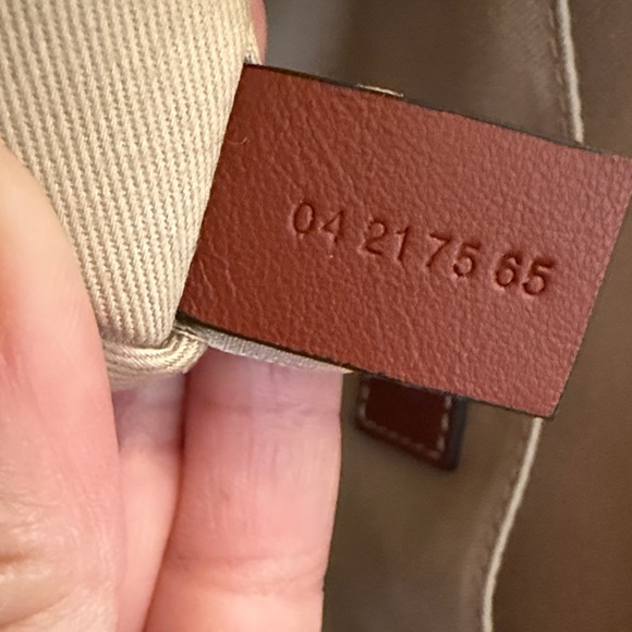 Chloé Canvas Linen Tote Bag with Leather Trim & Dust Bag - Natural & Tan - Picture 6 of 8